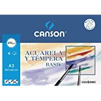 Los mejores  - Minipack A3- 6 Hojas- Guarro Acuarela Basik 370g